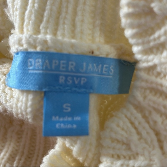 Draper James RSVP Women's Sweater Cream Size Small - Picture 2 of 9